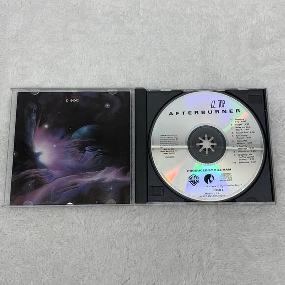 ZZ Top Afterburner and Eliminator CDs 80's Rock Warner Bros. Tested/Works - Picture 4 of 11